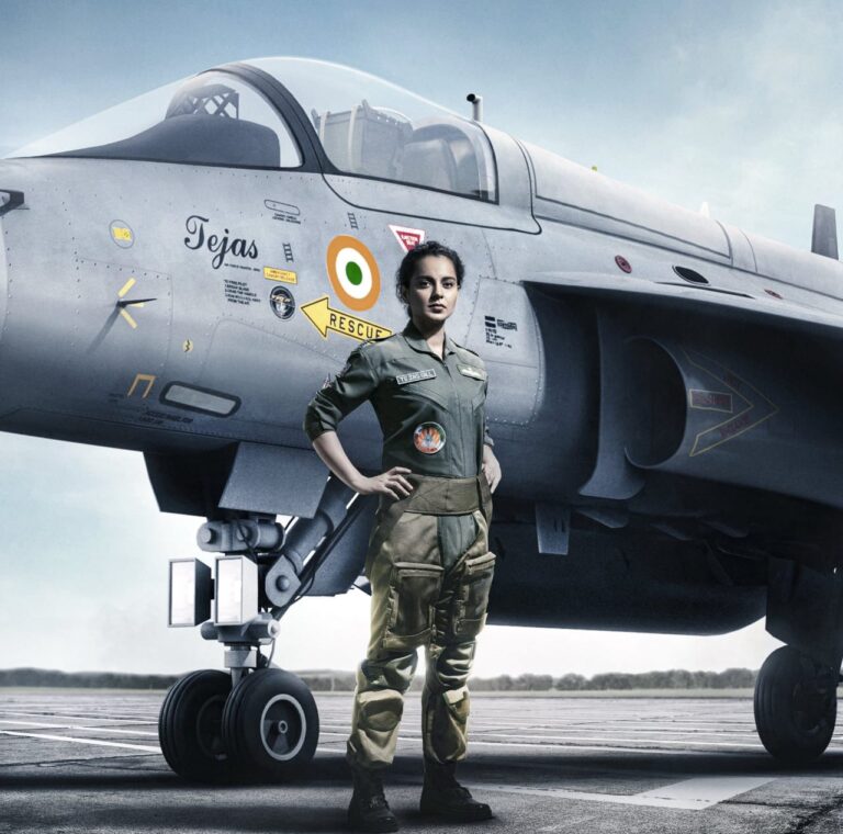 Read more about the article तेजस फिल्म समीक्षा: कंगना रनौत ने वायु सेना पायलट तेजस गिल की भूमिका निभाई है, जो तेजस नामक मिशन पर तेजस जेट उड़ा रही है। यह सही है।